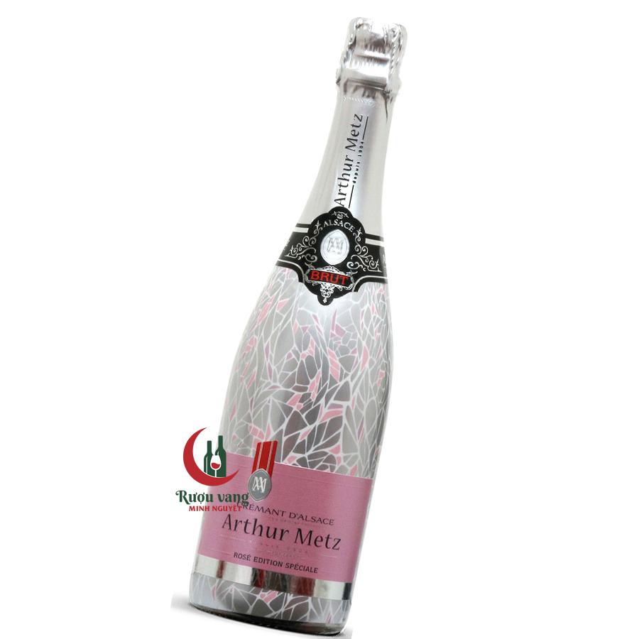 Vang nổ Arthur Metz Cremant D Alsace Edition Speciale Rose