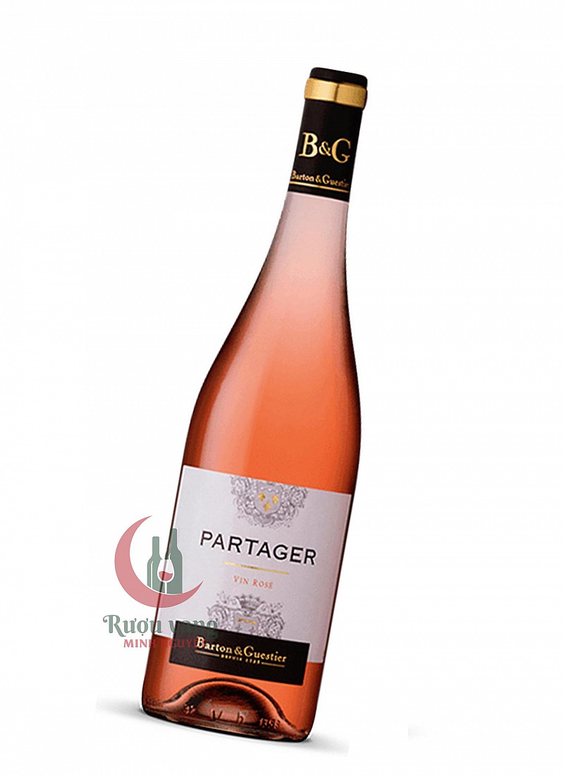 Vang hồng Partager Vin Rose Barton Guestier