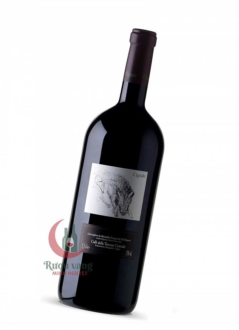 Rượu Vang Ý Castello di Querceto Cignale 1.5L