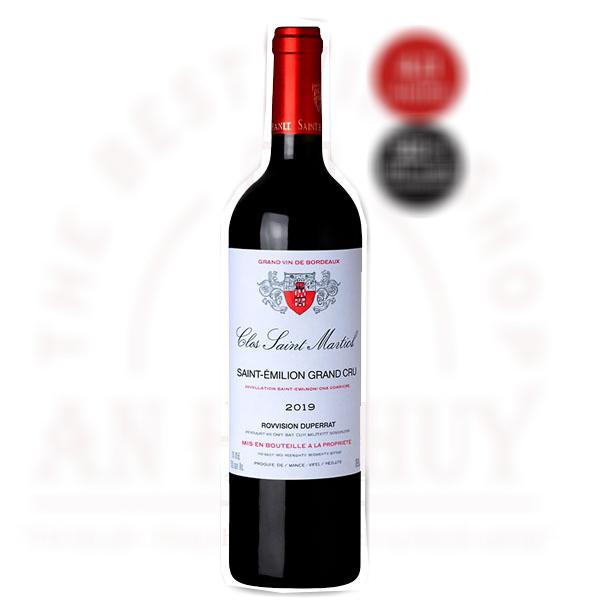 Rượu vang Clos Saint Martial Saint-Émilion Grand Cru 2019 giá sỉ