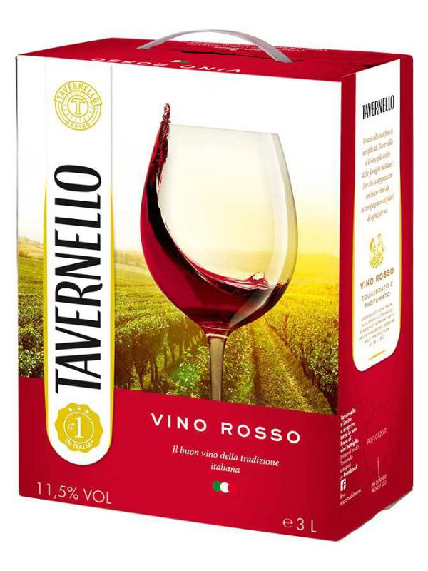 Rượu vang bịch Tavernello Vino Rosso BIB